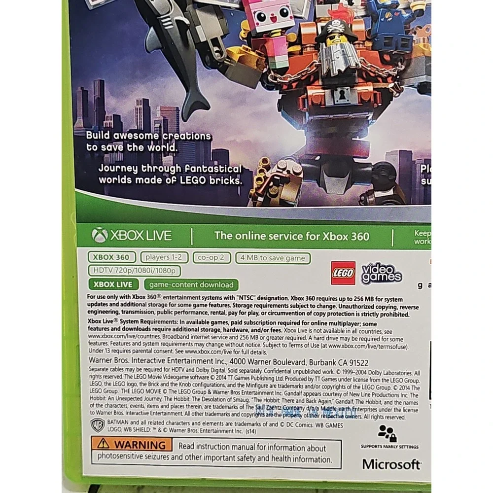 Lego Movie Video Game - Microsoft Xbox 360